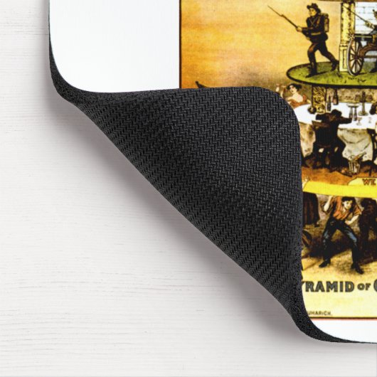 Pyramide des kapitalistischen Systems (Antikapital Mousepad (Ecke)