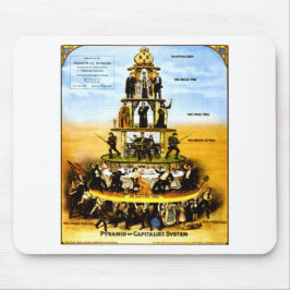 Pyramide des kapitalistischen Systems (Antikapital Mousepad