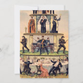 Pyramide des kapitalistischen Systems Einladung (Vorderseite)