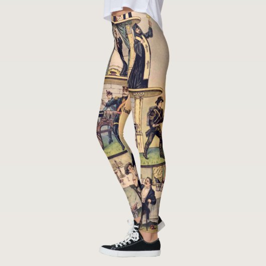 Pyramide des kapitalistischen Systems Leggings (Links)