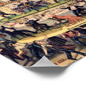 Pyramide des kapitalistischen Systems Poster (Ecke)