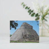 Pyramide des Magier, Uxmal, Yucatan, Mexiko Postkarte (Stehend Vorderseite)