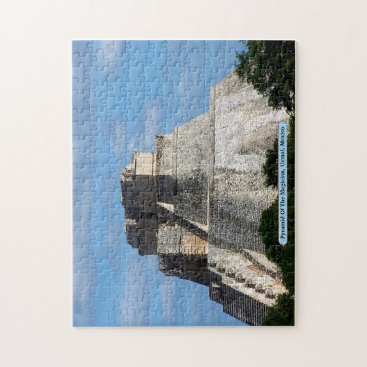 Pyramide des Magiers, Uxmal, Mexiko Puzzle (Vertikal)