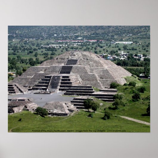 Pyramide des Mondes, Teotihuacan, Mexiko Poster (Vorne)