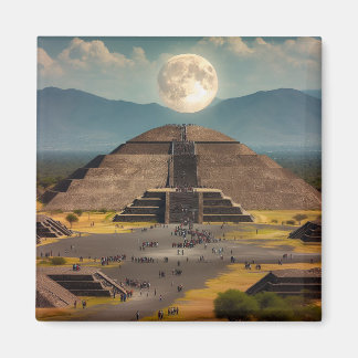 Pyramide des Mondes, Teotihuacan, Mexiko-Reise Magnet