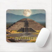Pyramide des Mondes, Teotihuacan, Mexiko-Reise Mousepad (Mit Mouse)