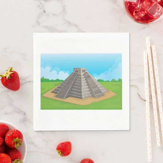 Pyramide des Sonnenpapiers Napkins Serviette