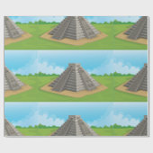 Pyramide des Sonnenschutzpapiers Geschenkpapier (Flach)