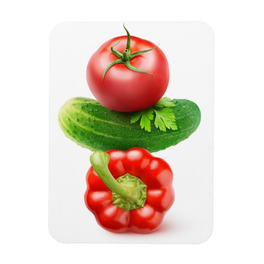 Pyramide für Gemüse Magnet (Vertikal)