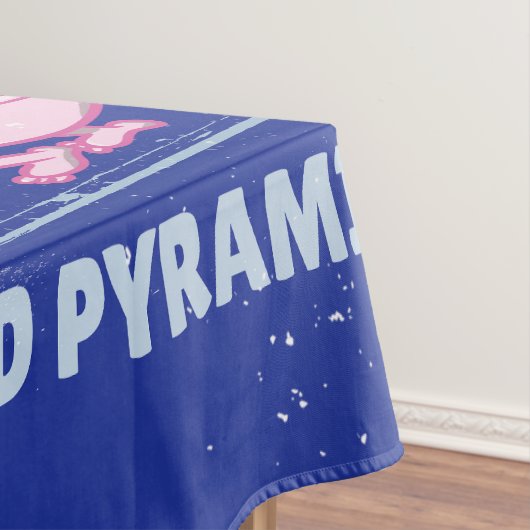 Pyramide "Gesunde Lebensmittel" lustige Cartoon Tischdecke (Beispiel)