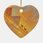 Pyramide-Giseh-Dekoration Keramikornament (Hinten)