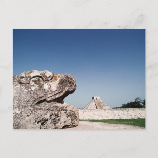 Pyramide in Mexiko Postkarte (Vorderseite)