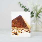 Pyramide, Kairo Postkarte (Stehend Vorderseite)