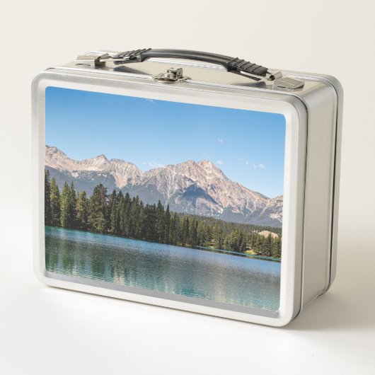 Pyramide, kanadische Landschaftsfotografie Metall Brotdose (Vorderseite)