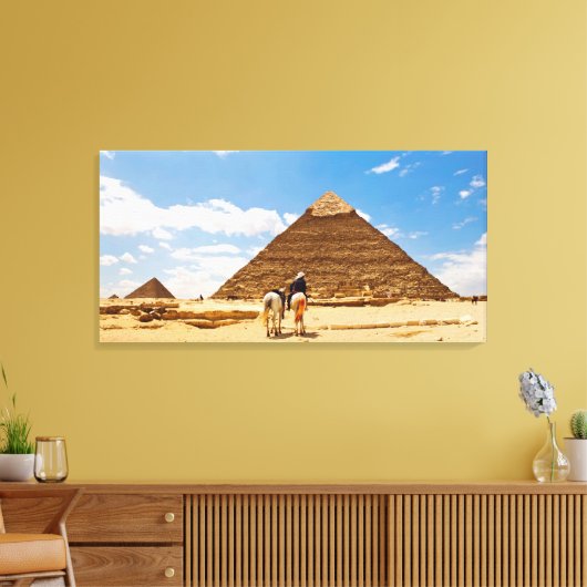 Pyramide Leinwanddruck (Insitu (Wohnzimmer))