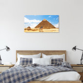 Pyramide Leinwanddruck (Insitu (Schlafzimmer))