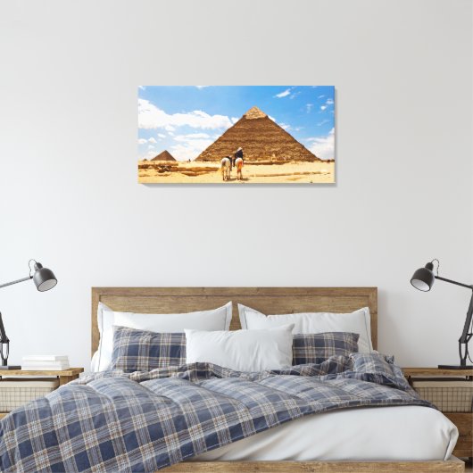Pyramide Leinwanddruck (Insitu (Schlafzimmer))