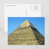 Pyramide oben postkarte (Vorne/Hinten)