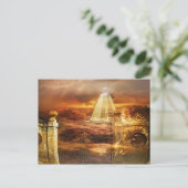 Pyramide Postkarte (Stehend Vorderseite)