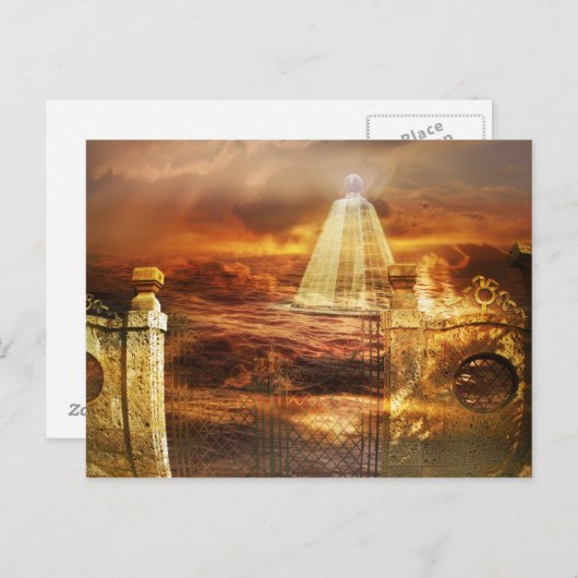 Pyramide Postkarte (Vorne/Hinten)