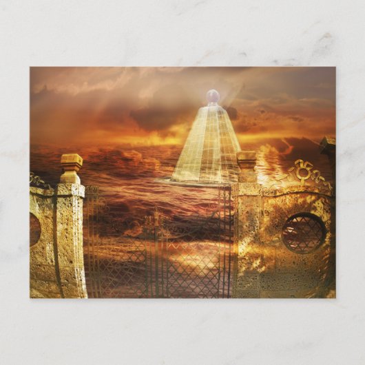 Pyramide Postkarte (Vorderseite)