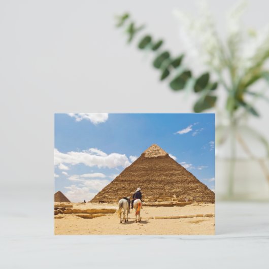 Pyramide Postkarte (Stehend Vorderseite)