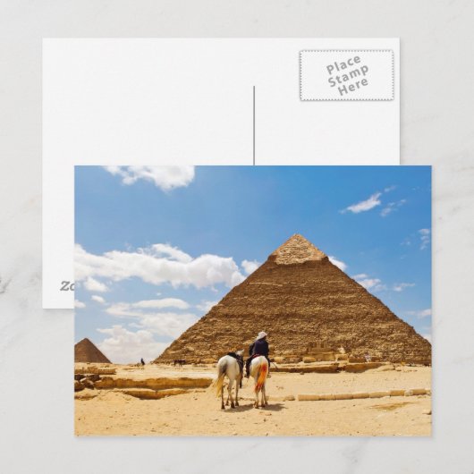 Pyramide Postkarte (Vorne/Hinten)