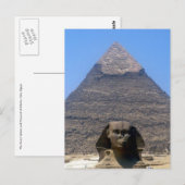 Pyramide Postkarte (Vorne/Hinten)