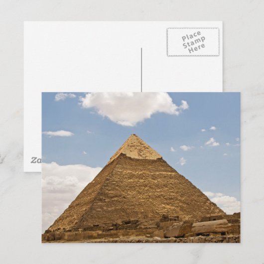 Pyramide Postkarte (Vorne/Hinten)