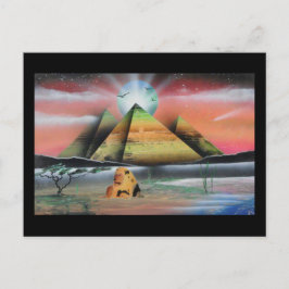 Pyramide Postkarte. Postkarte