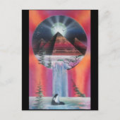 Pyramide Postkarte. Postkarte (Vorderseite)