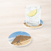 Pyramide Sandstein Untersetzer (Seite)