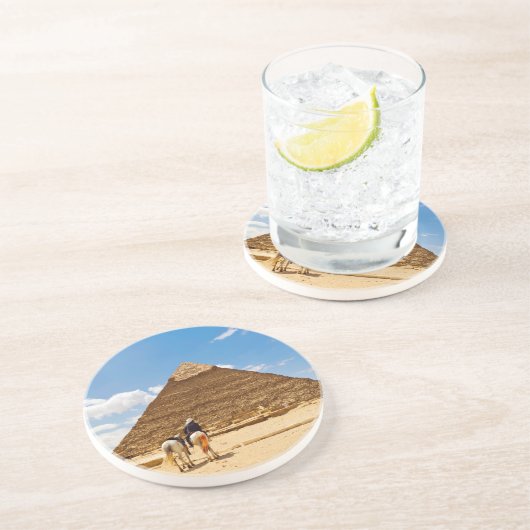 Pyramide Sandstein Untersetzer (Seite)