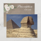 Pyramide Sphinx Junggesellinnen-Abschiedsspiel Pos Postkarte (Vorne/Hinten)