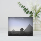 Pyramide und Sphinx Postkarte (Stehend Vorderseite)