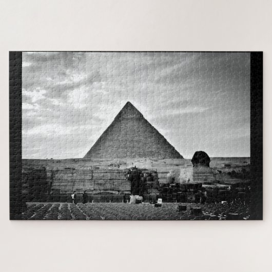 Pyramide und Sphinx Puzzle (Horizontal)