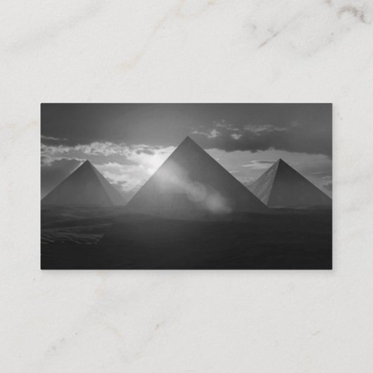 Pyramide Visitenkarte (Rückseite)