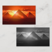 Pyramide Visitenkarte (Vorne/Hinten)