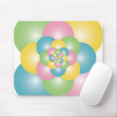 Pyramide von bunten Ballons Mousepad (Mit Mouse)