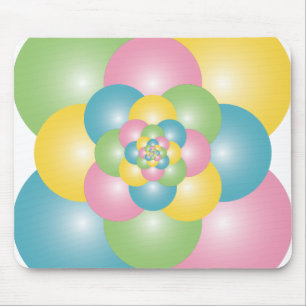 Pyramide von bunten Ballons Mousepad