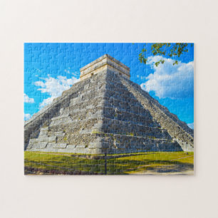Pyramide von Chichén Itzá Mexiko. Puzzle