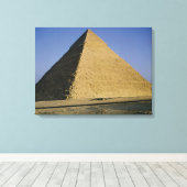 Pyramide von Ghafre c.2589-30 v. Chr. Leinwanddruck (Insitu (Holzboden))