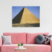 Pyramide von Ghafre c.2589-30 v. Chr. Leinwanddruck (Insitu (Wohnzimmer))