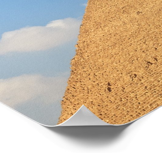 Pyramide von Khufu Poster (Ecke)