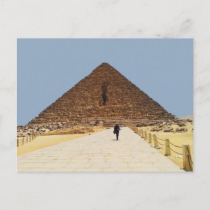 Pyramide von Menkaure auf dem Plateau Gizeh Postkarte