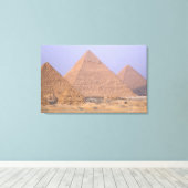 Pyramide von Menkaure Mycerinus), Pyramide Leinwanddruck (Insitu (Holzboden))