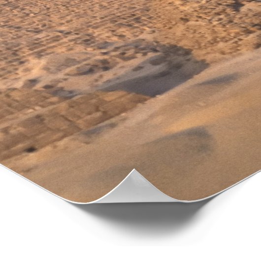 Pyramide von Menkaure Mycerinus), Pyramide Poster (Ecke)