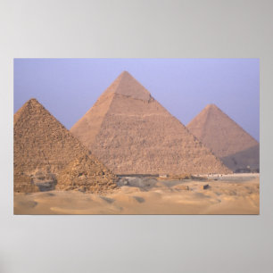 Pyramide von Menkaure Mycerinus), Pyramide von Poster