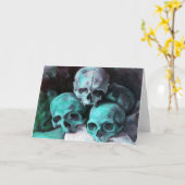 Pyramide von Skulls nach Cezanne Karte (Gelbe Blume)