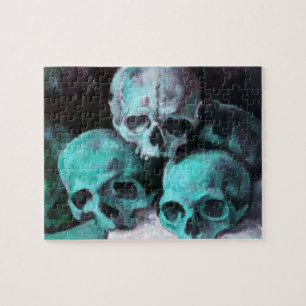Pyramide von Skulls nach Cezanne Puzzle